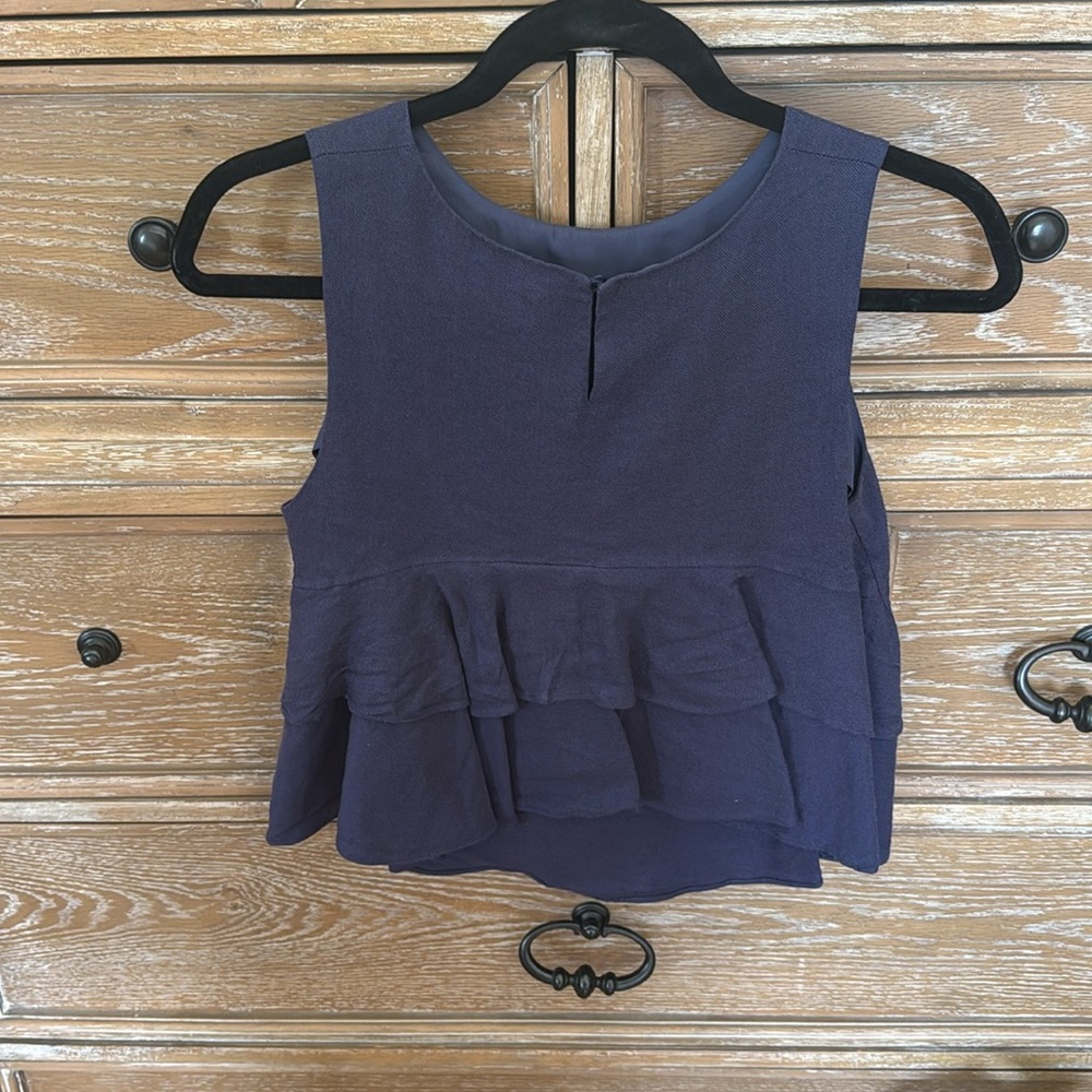 Club Monaco Ruffle Top - Picture 4 of 4